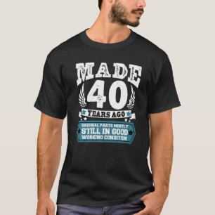 Vintag 1982, 40 Jahre alt, Original Teil 40 t T-Shirt