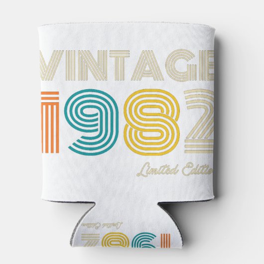 Vintag 1982 42. Geburtstag Dosenkühler (Rückseite)