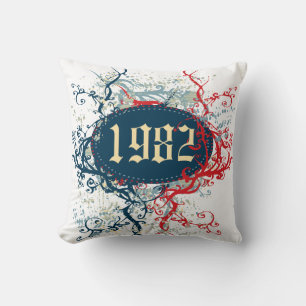 Vintag 1982 (Geburtstag, Seit 1982, Made in 1982) Kissen