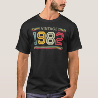 Vintag 1982 Männer Frauen 40. Geburtstag 1 T-Shirt