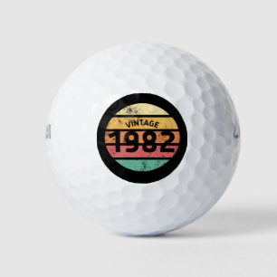Vintag 1982 Phantastisch 40. Geburtstag Retro 1982 Golfball