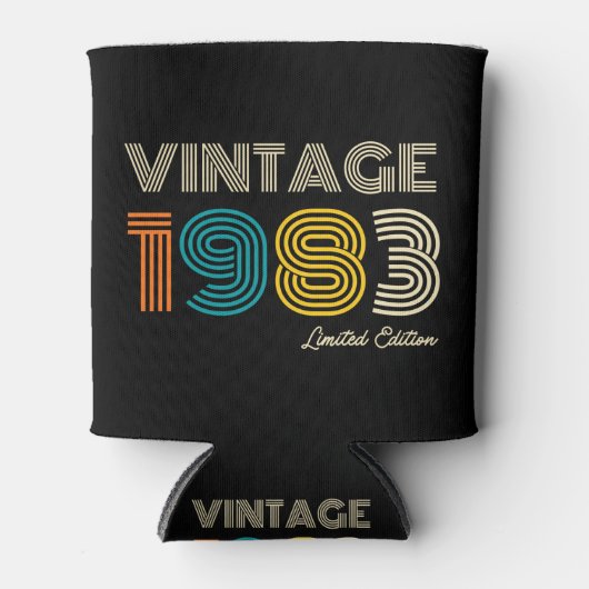 Vintag 1983 41. Geburtstag Dosenkühler (Vorderseite)