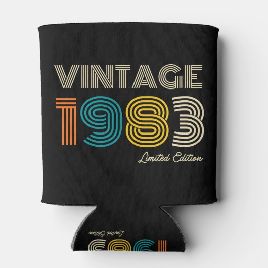 Vintag 1983 41. Geburtstag Dosenkühler (Rückseite)