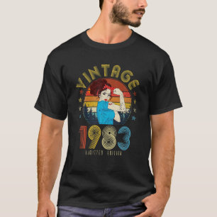 Vintag 1983 Geburt 1983 38. Geburtstagsfrau 38 Y T-Shirt