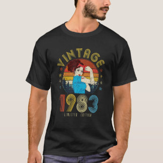 Vintag 1983 Geburt 1983 38. Geburtstagsfrau 38 Y T-Shirt