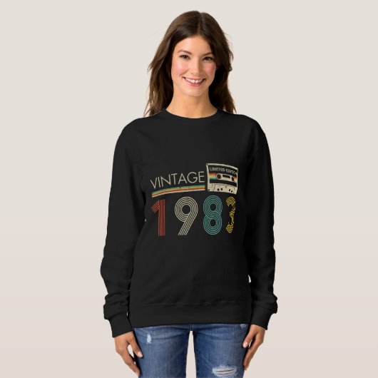 Vintag 1983 Kassette Sweatshirt (Vorne ganz)