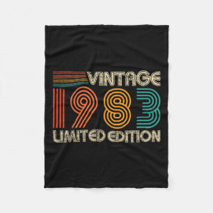 Vintag 1983 Limited Edition Clic 1983 Men Women V Fleecedecke