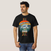 Vintag 1983 Retro-Rücklauf 42. Geburtstag T-Shirt (Vorne ganz)