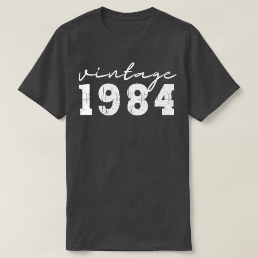 Vintag 1984 19 T-Shirt (Design vorne)