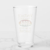 Vintag 1984 40. Geburtstag Glas (Rückseite)
