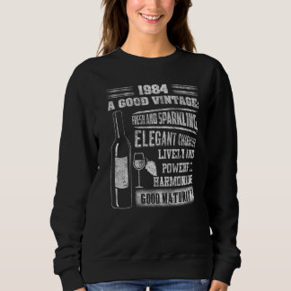 Vintag 1984 für Männer - Geburtstagswein Sweatshirt