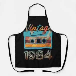 Vintag 1984 Kassettenband Retro 39. Geburtstag 39 Schürze