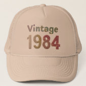 Vintag 1984 Sparkle Hat: Glittering Erinnerungen Truckerkappe (Vorderseite)