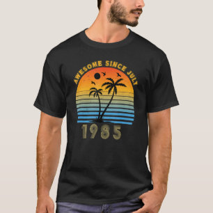 Vintag 1985 37. Geburtstag Phantastisch seit Juli T-Shirt