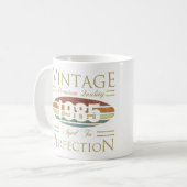 Vintag 1985 40. Geburtstag Kaffeetasse (Vorderseite Links)