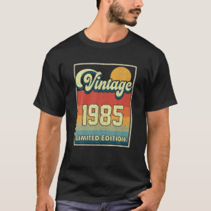 Vintag 1985 Limited Edition 37. Geburtstag 37 Jahr T-Shirt