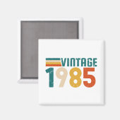 VINTAG 1985 MAGNET (Vorderseite/Rückseite)