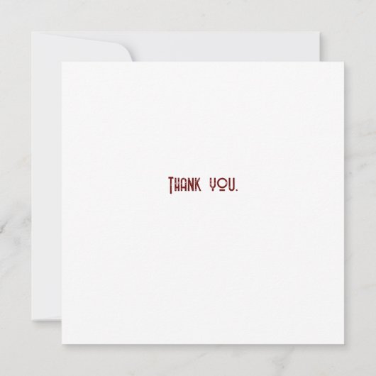 Vintag 1985 Retro Stripe Sun Dankeskarte (Rückseite)