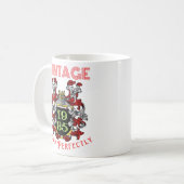 Vintag 1985 Vollständig alt Kaffeetasse (Vorderseite Links)