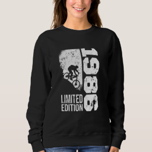 Vintag 1986 Geburtstag Radfahren MTB-Bicycles Moun Sweatshirt