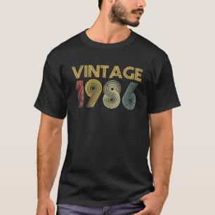 Vintag 1986 Made in 1986 36. Geburtstag 36 Jahr T-Shirt