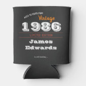 Vintag 1986 Retro Can Cooler - 40. Geburtstag Dosenkühler (Vorderseite)