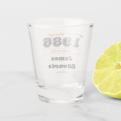 Vintag 1986 Retro Shot Glass - 40. Geburtstag Schnapsglas (Rückseite)