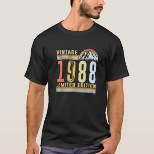 Vintag 1988 34. Geburtstag T-Shirt