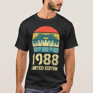 Vintag 1988 Geburtstag für Männer 1988 Geburtstag T-Shirt