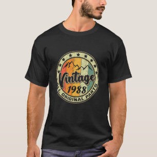 Vintag 1988 Retro 33 Jahre alt 33. Geburtstag T-Shirt