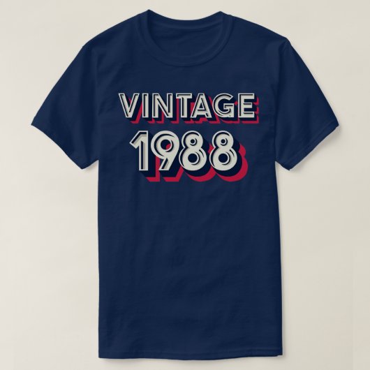 Vintag 1988 T-Shirt (Design vorne)
