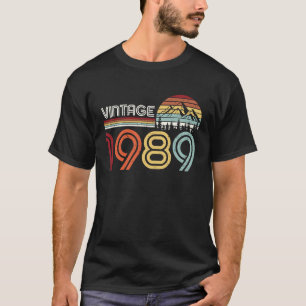Vintag 1989 34. Geburtstag, 34 Jahre alt Bd. T-Shirt