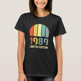 Vintag 1989 Women BDay 1989 Geburtstag T-Shirt