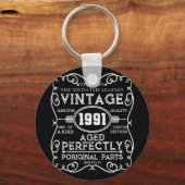 Vintag 1991 Man Myth Legend 30. Geburtstag Schlüsselanhänger (Vorderseite)
