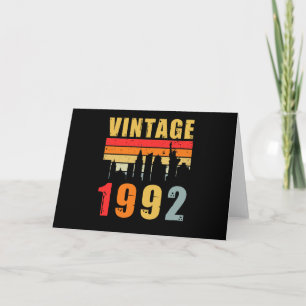 Vintag 1992, 1992 karte