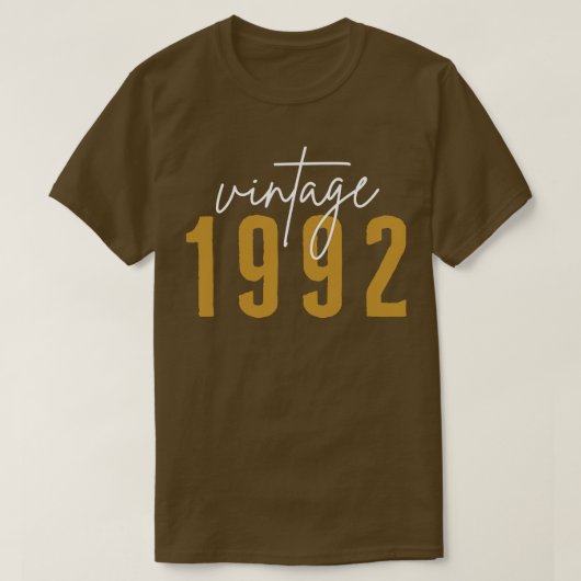 Vintag 1992 20 T-Shirt (Design vorne)