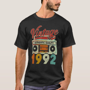 Vintag 1992 Authentische Qualität 1992 30. Geburts T-Shirt