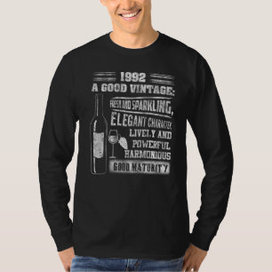 Vintag 1992 für Männer - Geburtstagswein T-Shirt