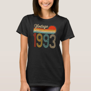 Vintag 1993 Geboren 1993 29. Geburtstag 29 Jahre T-Shirt