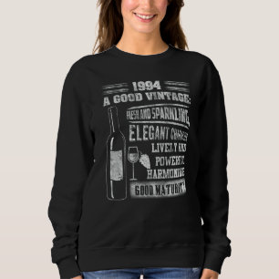Vintag 1994 für Männer - Geburtstagswein Sweatshirt