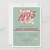 Vintag 1995 29. 30. Party Einladung (Vorderseite)