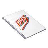 Vintag 1995 Cooles Party Geburtstag Retro 1995 Notizblock (Rechte Seite)