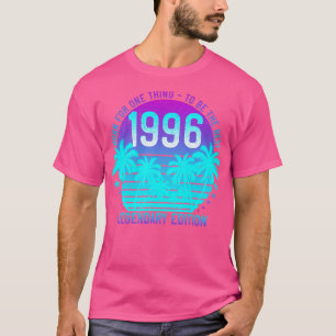 Vintag 1996 Geburtstag 25. Ästhetische Sonnenunter T-Shirt