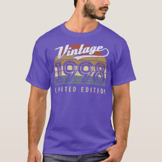 Vintag 1998 Limited Edition 24 Years Old 24 th Bir T-Shirt