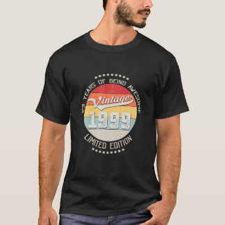 Vintag 1999 23. Geburtstagsgeschenk 23 Jahre alt T-Shirt