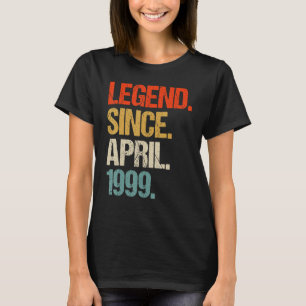 Vintag 1999 24. Geburtstagsretro 24 Jahre alt T-Shirt