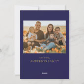 Vintag 1 Foto Nutcracker Gold Frohe Weihnachten (Rückseite)