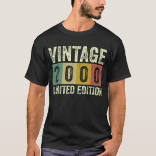 Vintag 2000 22 Jahre alt 22. Geburtstag T-Shirt