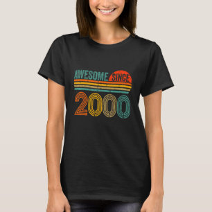 Vintag 2000 22 Jahre alte Männer und Frauen 22. Bi T-Shirt