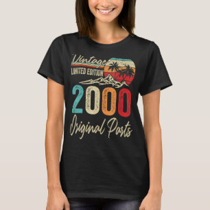 Vintag 2000 Originalteile 22. Geburtstag T-Shirt